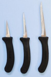 830, 831, 833 – (Bait Knife 2″ 3.5″ 5″ 1/25PK (Resharpened))